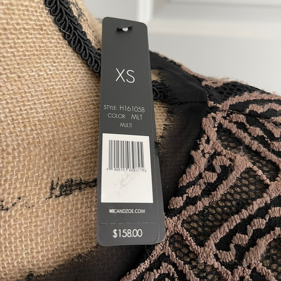 NWT! NIC + ZOE GORGEOUS OVERLAY LONGSLEEVE BLOUSE - Picture 2 of 15